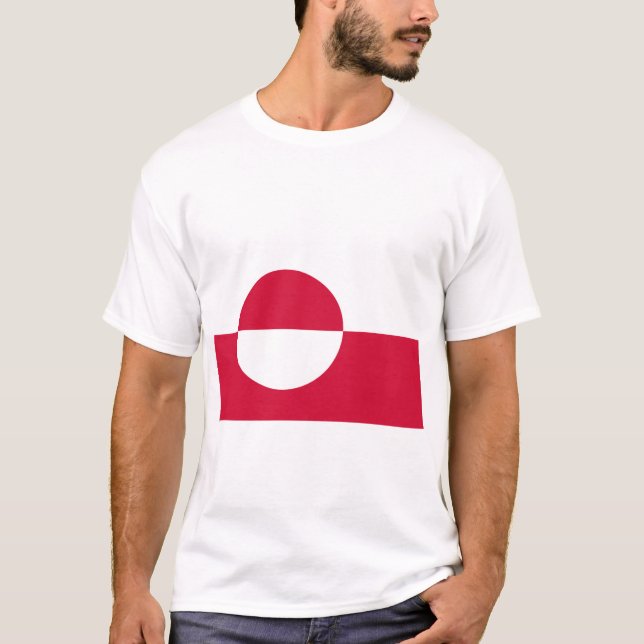 T-shirt Kalaallit Nunaat - Grønland - Drapeau du Groenland (Devant)