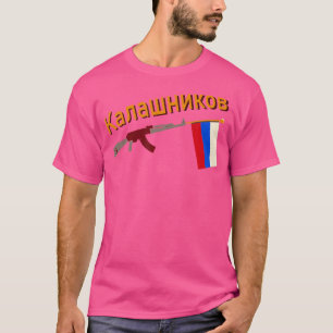 T-shirt Kalasch soviétique Ak russe 47 pistolet