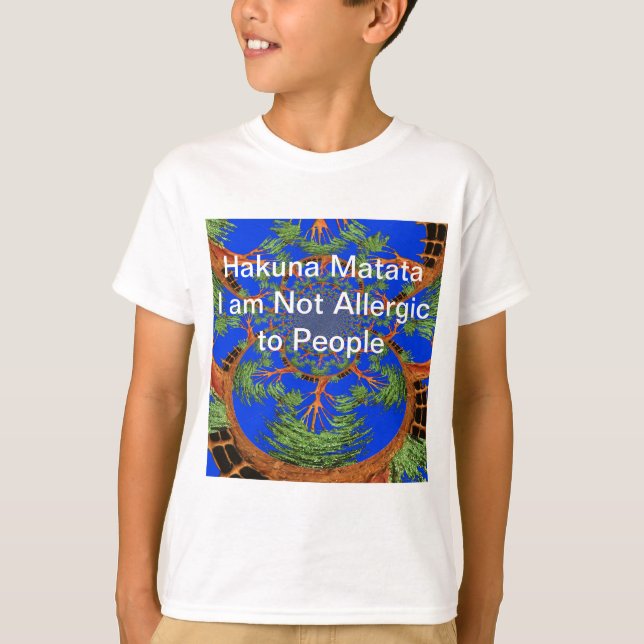 T-shirt Kaleidoscope Acacia Arbre Art Imprimer/Graphique (Devant)