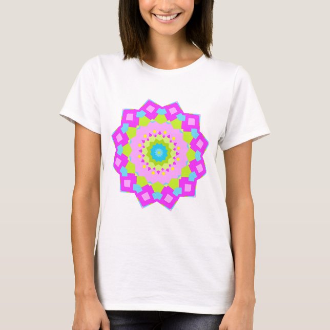 T-shirt Kaleidoscope coloré 03 (Devant)
