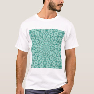 T-shirt Kaleidoscope de Yukka vert et rose