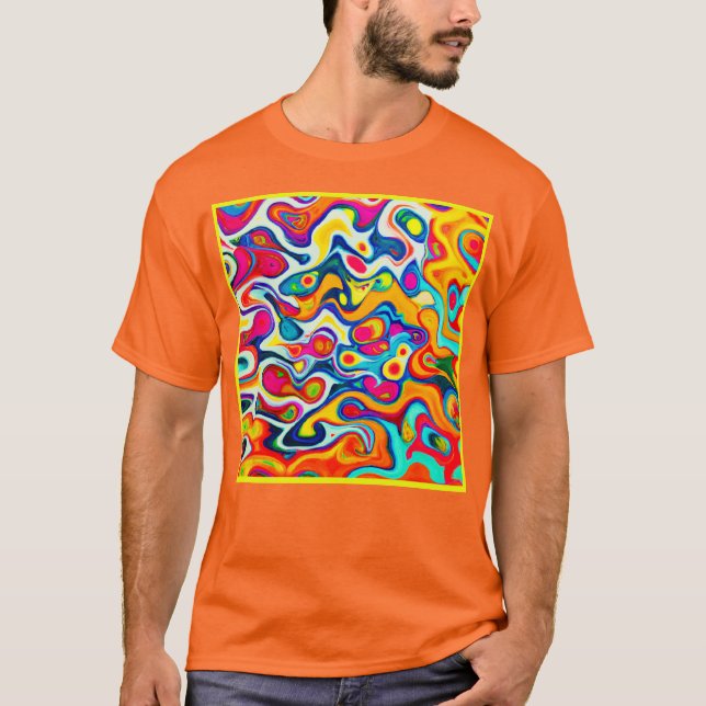 T-shirt Kaleidoscope des couleurs (Devant)