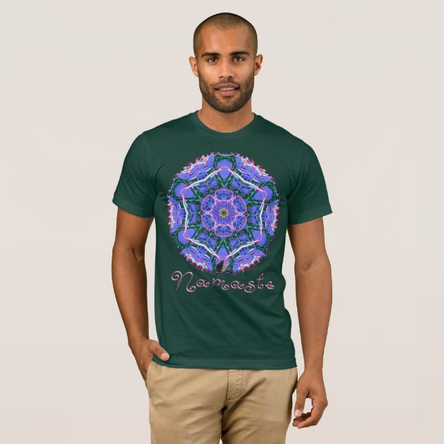T-shirt Kaléidoscope Warp Namaste (Devant entier)