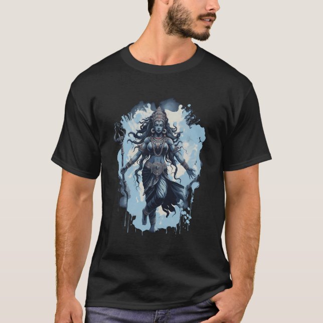 T-shirt Kali Déesse de la Mort, du Temps et de l'Apocalyps (Devant)
