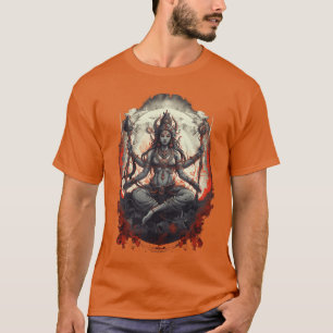 T-shirt Kali Déesse de la mort et de l'apocalypse Yoga hin