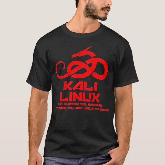 T-shirt Kali Linu avec Dragon et Slogan (Devant)