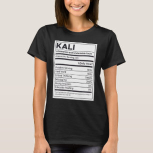 T-shirt Kali Nutrition Information Problème Résoudre Deux 