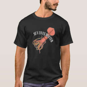 T-shirt Kalmar Cephalopode Diving Sea Research
