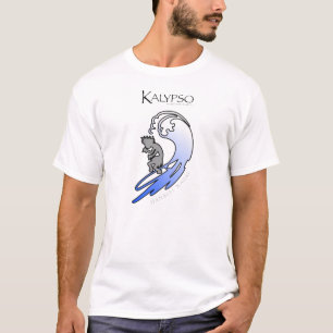 T-shirt Kalypso Kane surfant dans le bleu