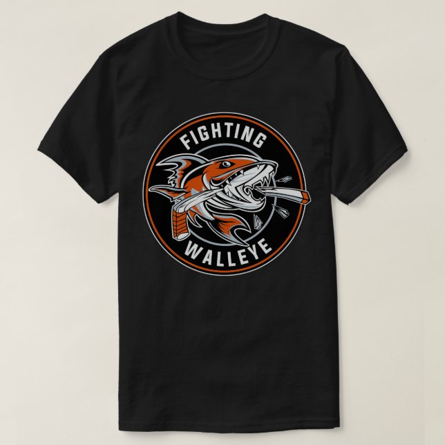 T-shirt Kam River Combattre Walleye (Design devant)