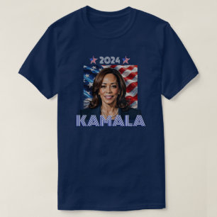 T-shirt Kamala 2024 Rouge, Blanc et Bleu