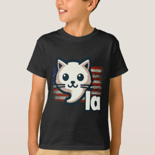 T-shirt Kamala Cat Usa Drapeau Politique Cat