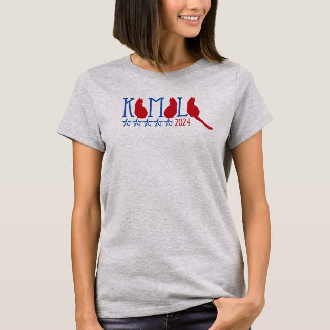 T-shirt Kamala Cats 2024 (Devant)