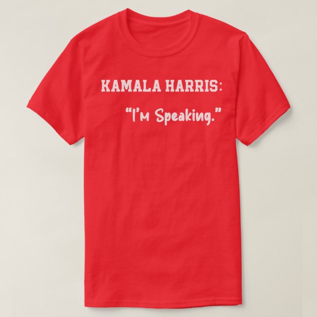 T-shirt Kamala Dit Que Je Parle (Design devant)
