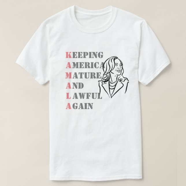 T-shirt Kamala Harris (Design devant)