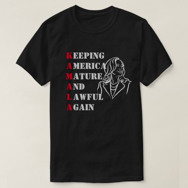 T-shirt Kamala Harris (Design devant)