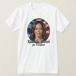T-shirt Kamala Harris 2024 Étoiles et rayures