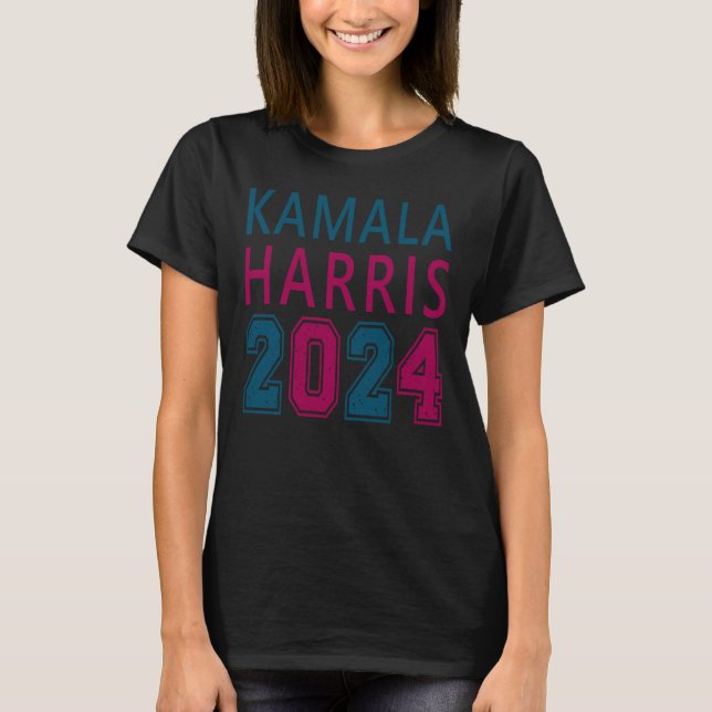 T-shirt Kamala Harris 2024, je parle (Devant)