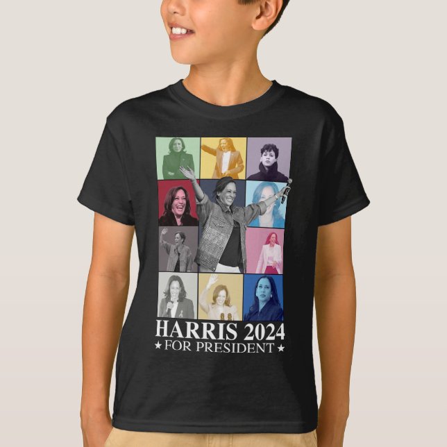 T-shirt Kamala Harris 2024 Madame la Présidente Élections  (Devant)