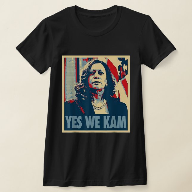 T-shirt Kamala Harris 2024 Oui Nous Kam Madame Harris Drôl (Poser)