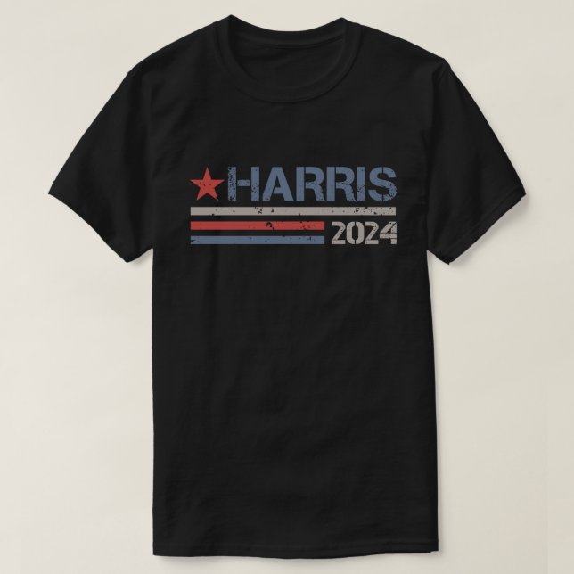 T-shirt Kamala Harris 2024 Pour La Campagne Du Président (Design devant)