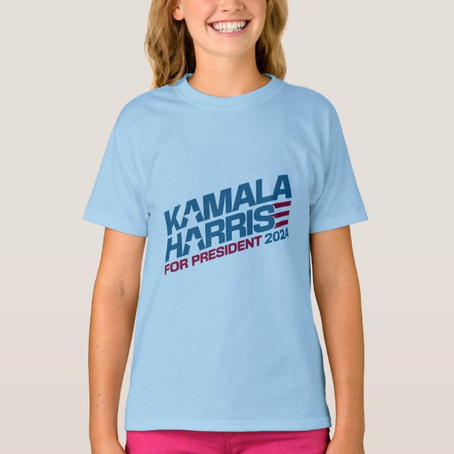 T-shirt Kamala Harris 2024 Pour La Campagne Électorale (Devant)