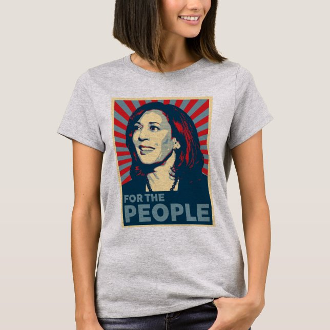 T-shirt kamala Harris 2024 pour le peuple (Devant)