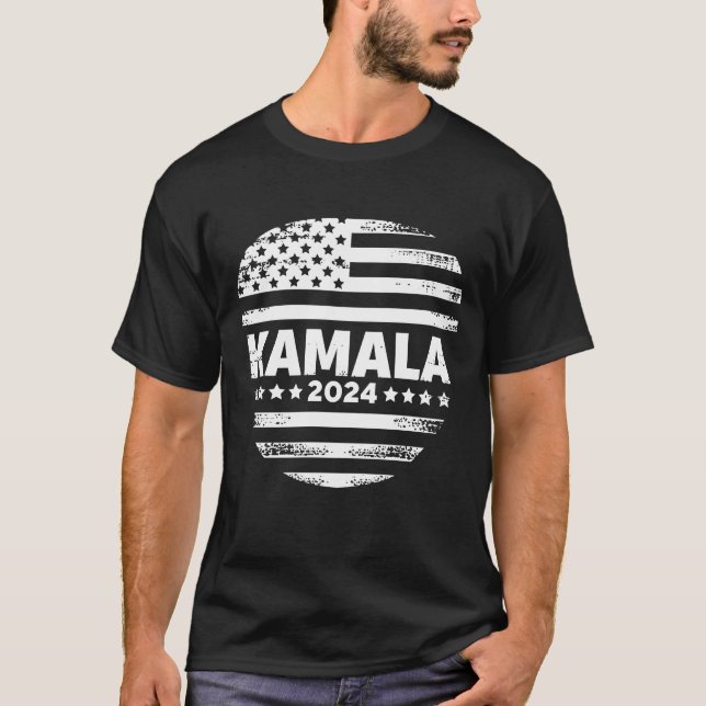 T-shirt Kamala Harris 2024 pour le président américain dra (Devant)