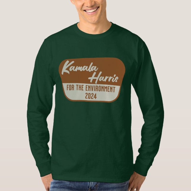 T-shirt Kamala Harris 2024 pour l'environnement (Devant)