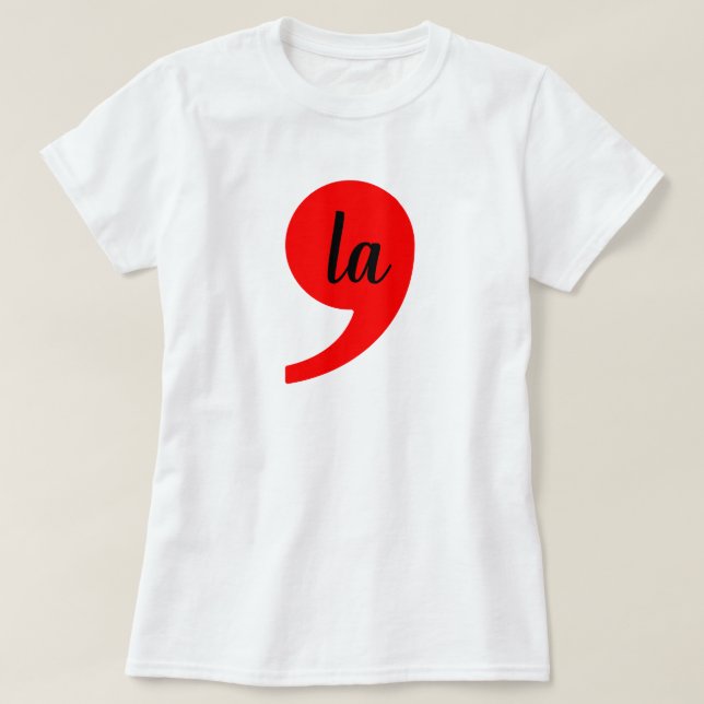 T-shirt Kamala Harris 2024 Président Comma La Funny (Design devant)