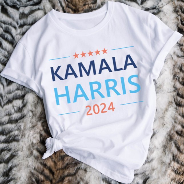T-shirt Kamala Harris 2024 Présidente (Kamala Harris 2024 white t-shirt)