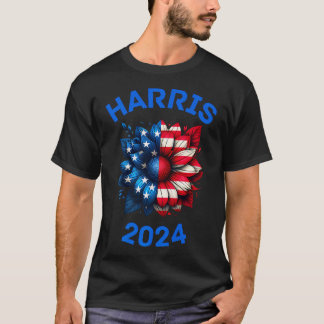 T-shirt Kamala Harris 2024 Tournesol