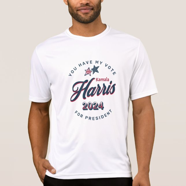 T-shirt Kamala Harris 2024 | Vous avez mon vote (Devant)