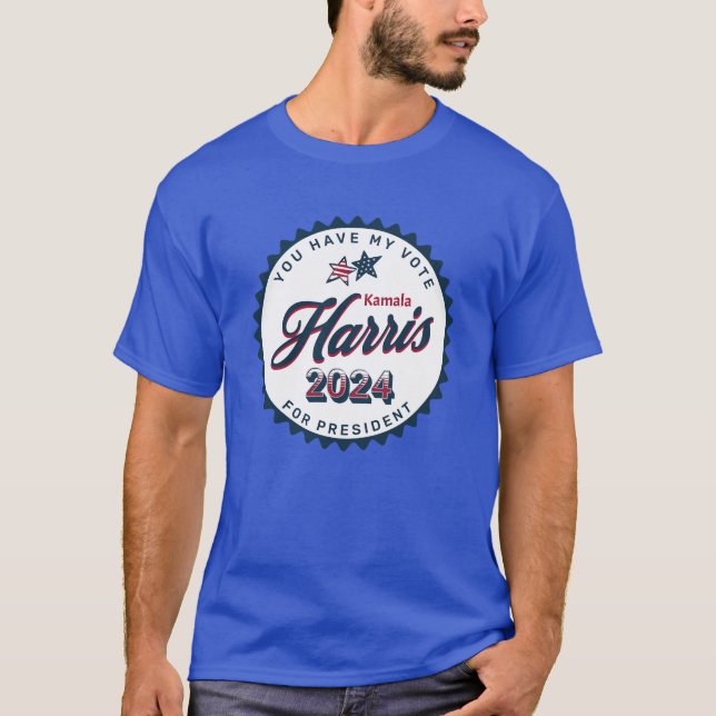 T-shirt Kamala Harris 2024 | Vous avez mon vote (Devant)