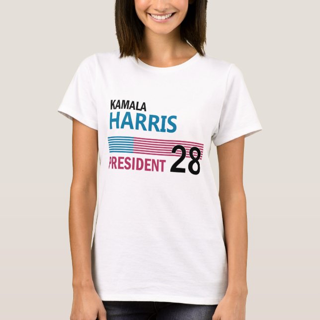 T-shirt Kamala Harris 2028 (Devant)