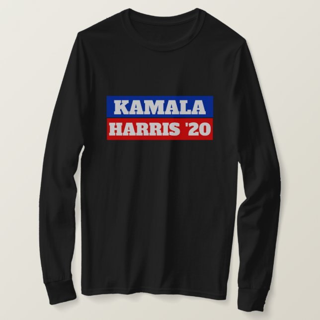 T-shirt Kamala Harris '20 en rouge, blanc et bleu (Design devant)