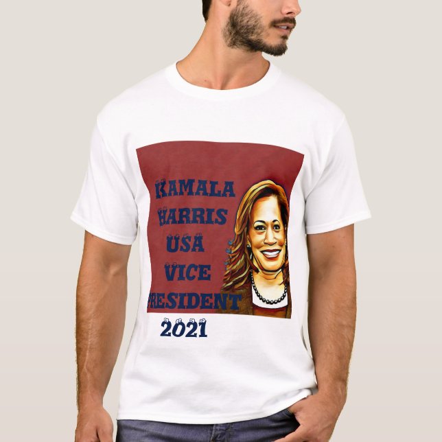 T-shirt Kamala Harris 46e Vice-Présidents_ (Devant)