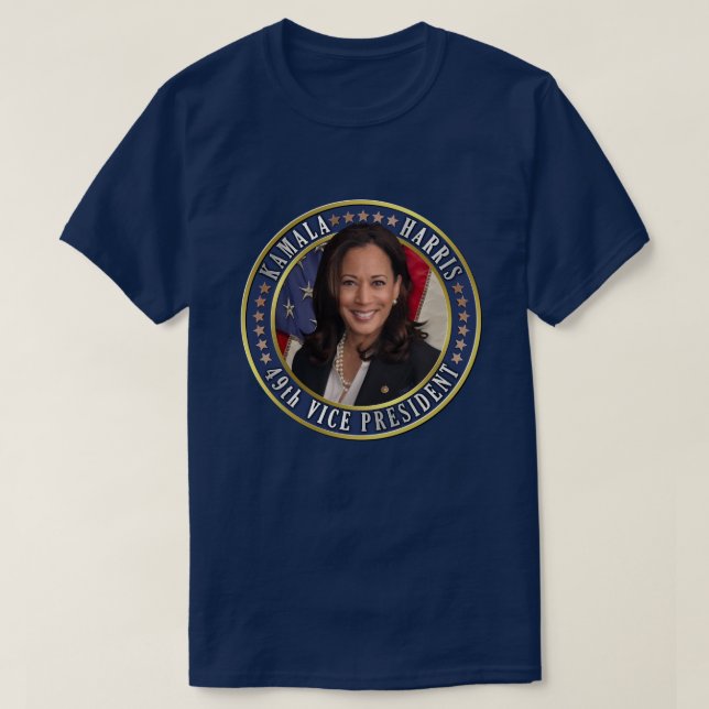 T-shirt Kamala Harris 49e vice-présidente commémorative (Design devant)