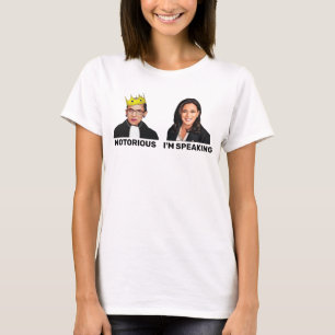 T-shirt Kamala Harris, célèbre par RBG, je parle