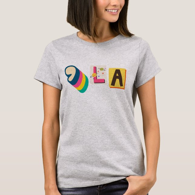 T-shirt Kamala Harris "Comma-La" (Devant)