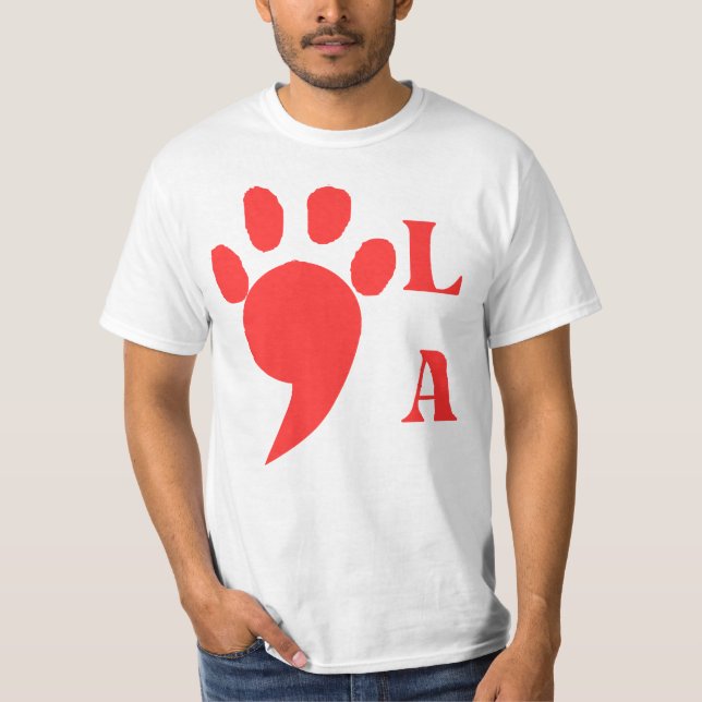 T-shirt Kamala Harris Comma-la chat dame paw (Devant)