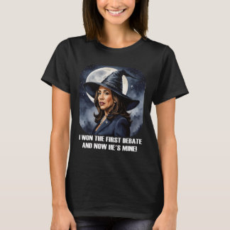 T-shirt Kamala Harris Drôle Débat Élection 2024 Won Witch