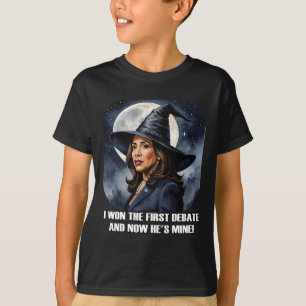 T-shirt Kamala Harris Drôle Débat Élection 2024 Won Witch
