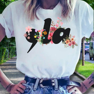 T-shirt Kamala Harris Flowers - Comma la Floral tendance