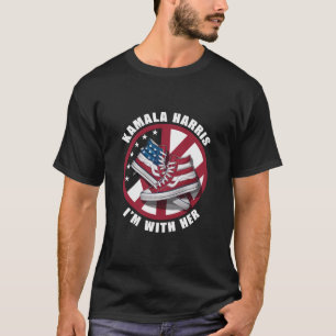T-shirt Kamala Harris Je suis avec Elle Converse Patriotiq