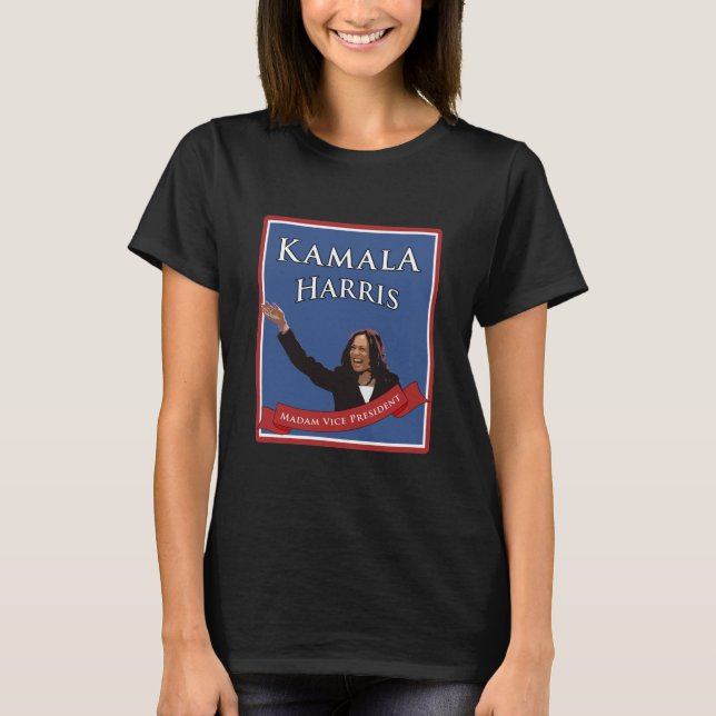 T-shirt Kamala Harris Madame la Vice-présidente (Devant)
