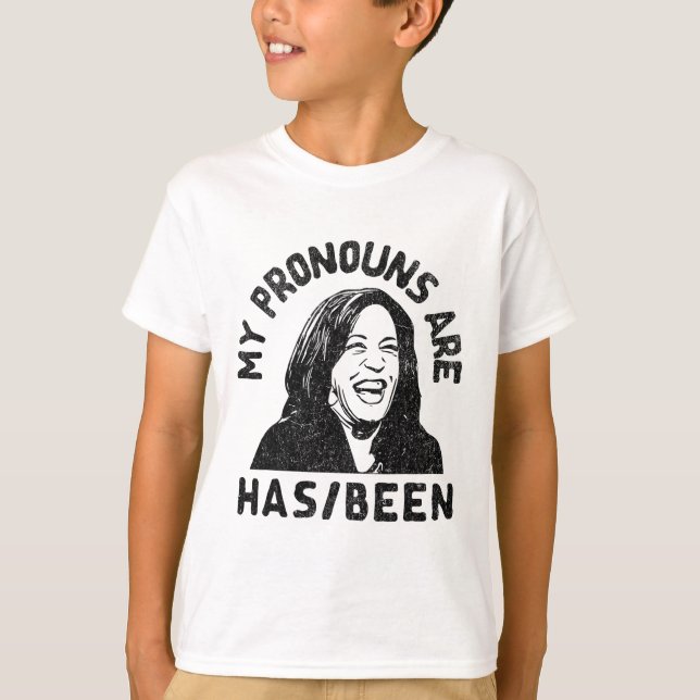 T-shirt Kamala Harris Mes Pronononouns Ont Été Président T (Devant)