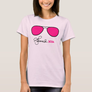 T-shirt Kamala Harris Pink Aviators
