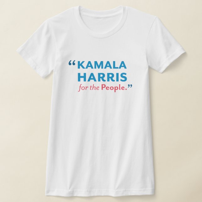 T-shirt Kamala Harris pour la chemise du peuple (Poser)