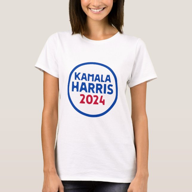T-shirt Kamala Harris pour le président (Devant)